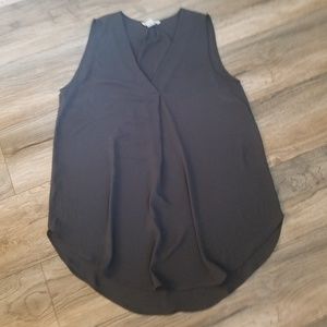 H&M Sleeveless Hi-Lo Blouse
